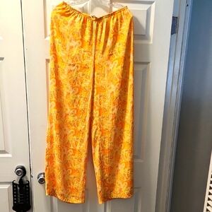 Bright Yellow Paisley Lounge Pants